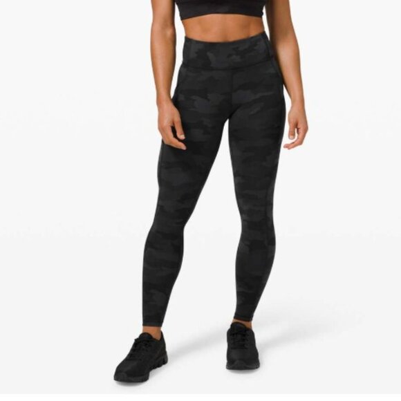 Lululemon Invigorate High-Rise Tight 28" Heritage 365 Camo Deep Coal Multi Sz 18 - Picture 1 of 7